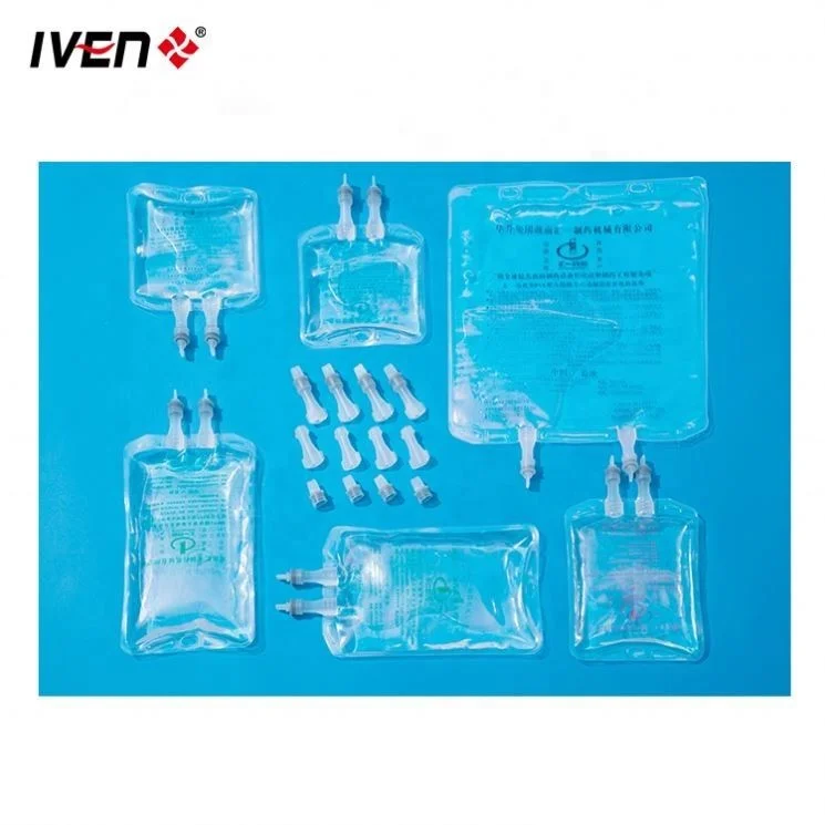 Automatic Non Pvc Soft Bag IV Solution Saline Solution Filling Sealing Machine Production Line