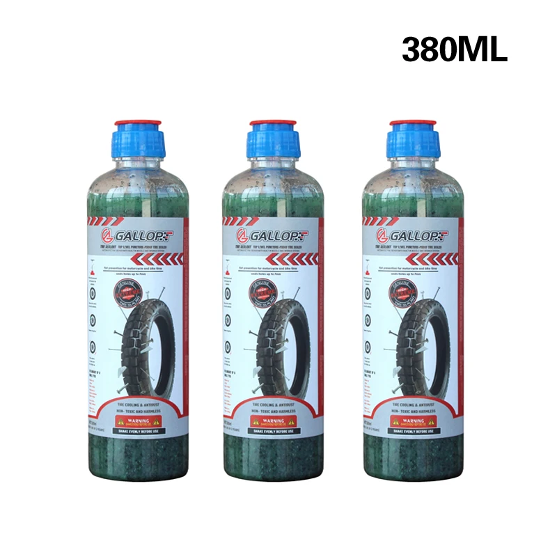 GALL 380ml auto and electric vehicle tire self-replenishing fluid Motorcycle bicycle vacuum tire special Repair glue