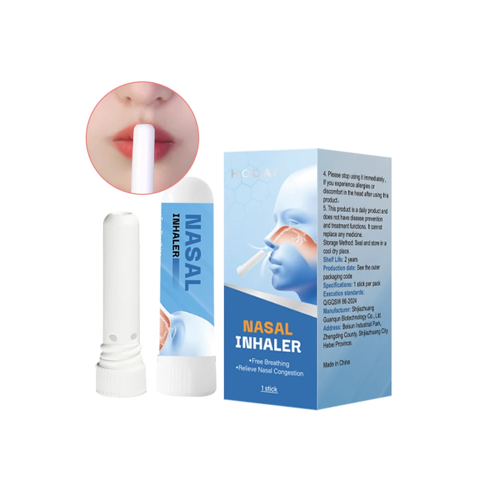 Congestion Discomfort Relief Nasal Inhaler Treatment Body Care Repair Nasal Inhaler