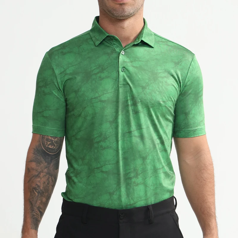 high quality oem coolmax embroidery 92% polyester 8% spandex mens slim fitted design sublimation custom golf polo