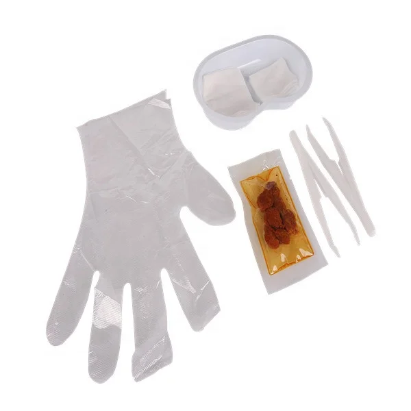 Disposable uterus tissue suction connecting tube set