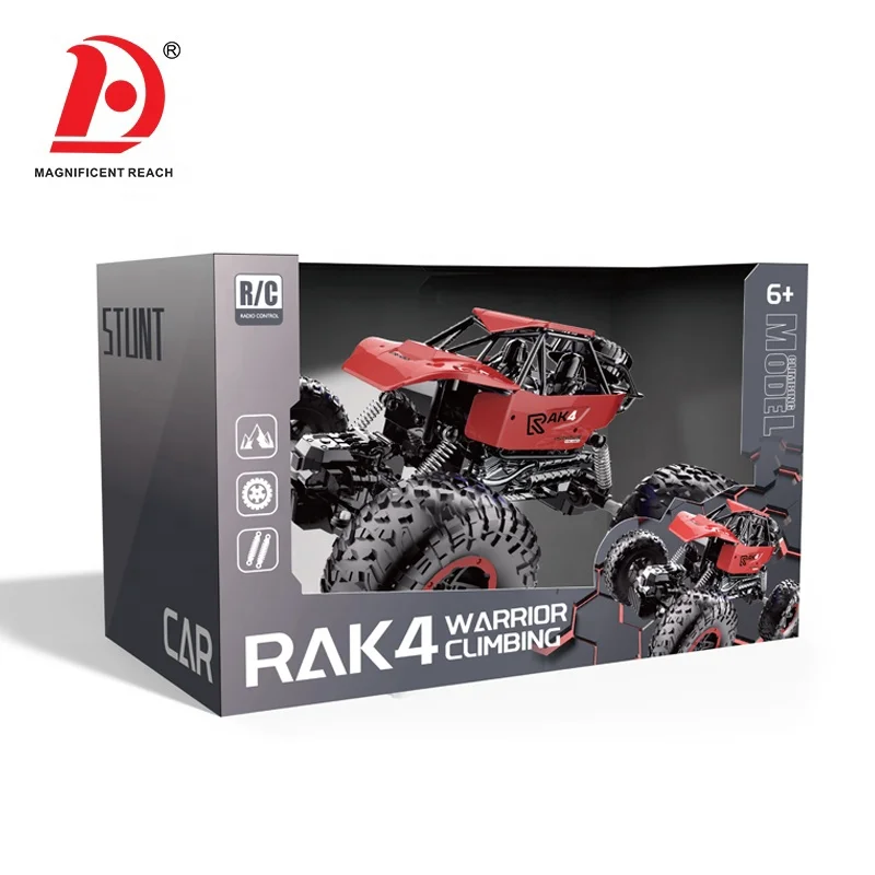 HUADA 2024 Cheap Price 27Mhz 2WD Electric Off Road Toy Truck Alloy Remote Control Climbing RC Car