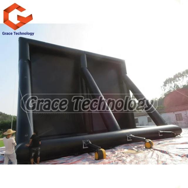 Giant inflatable Projector Movie Screen Outdoor , Inflatable Cinema Screen For Sale