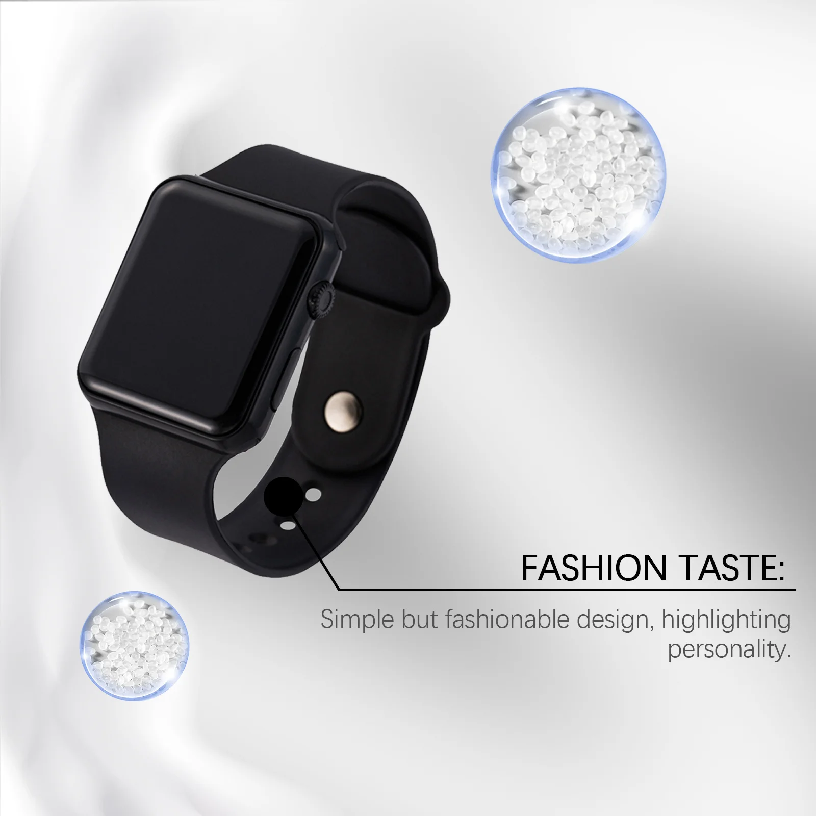 Houkea Sports Watch Sports Time Management Sports Daily Portable Fashion Sports Watch Accessories