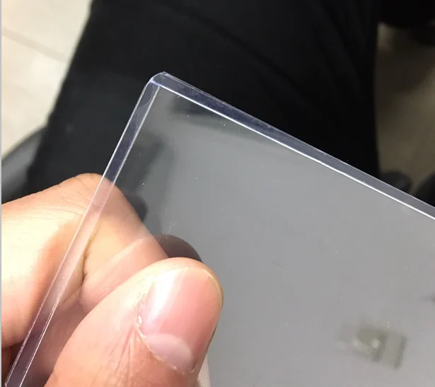Clear pvc card holder