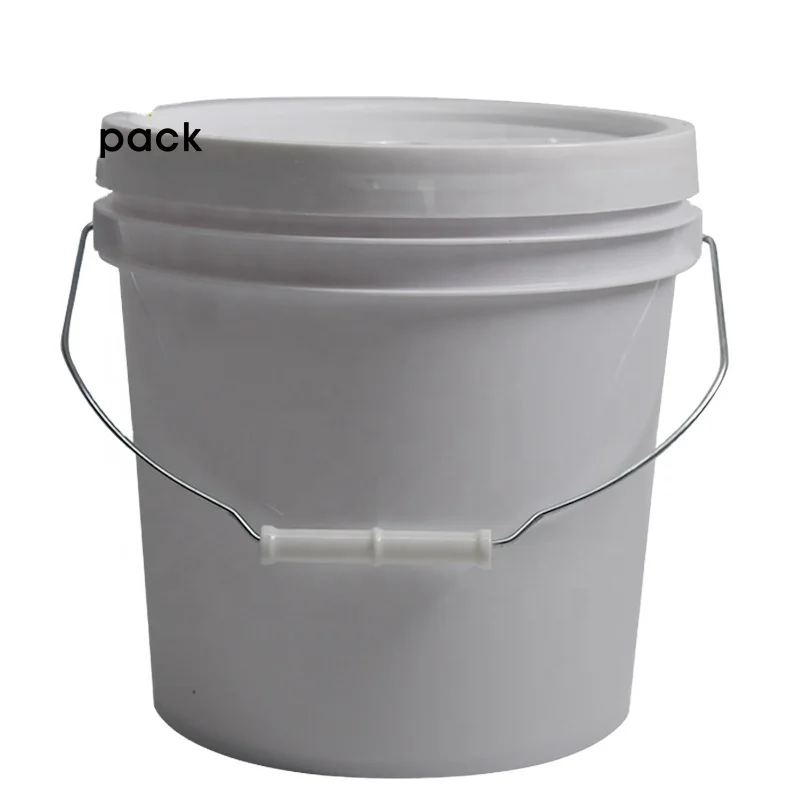 
2 gallon plastic paint bucket with lid plastic pails for coating 