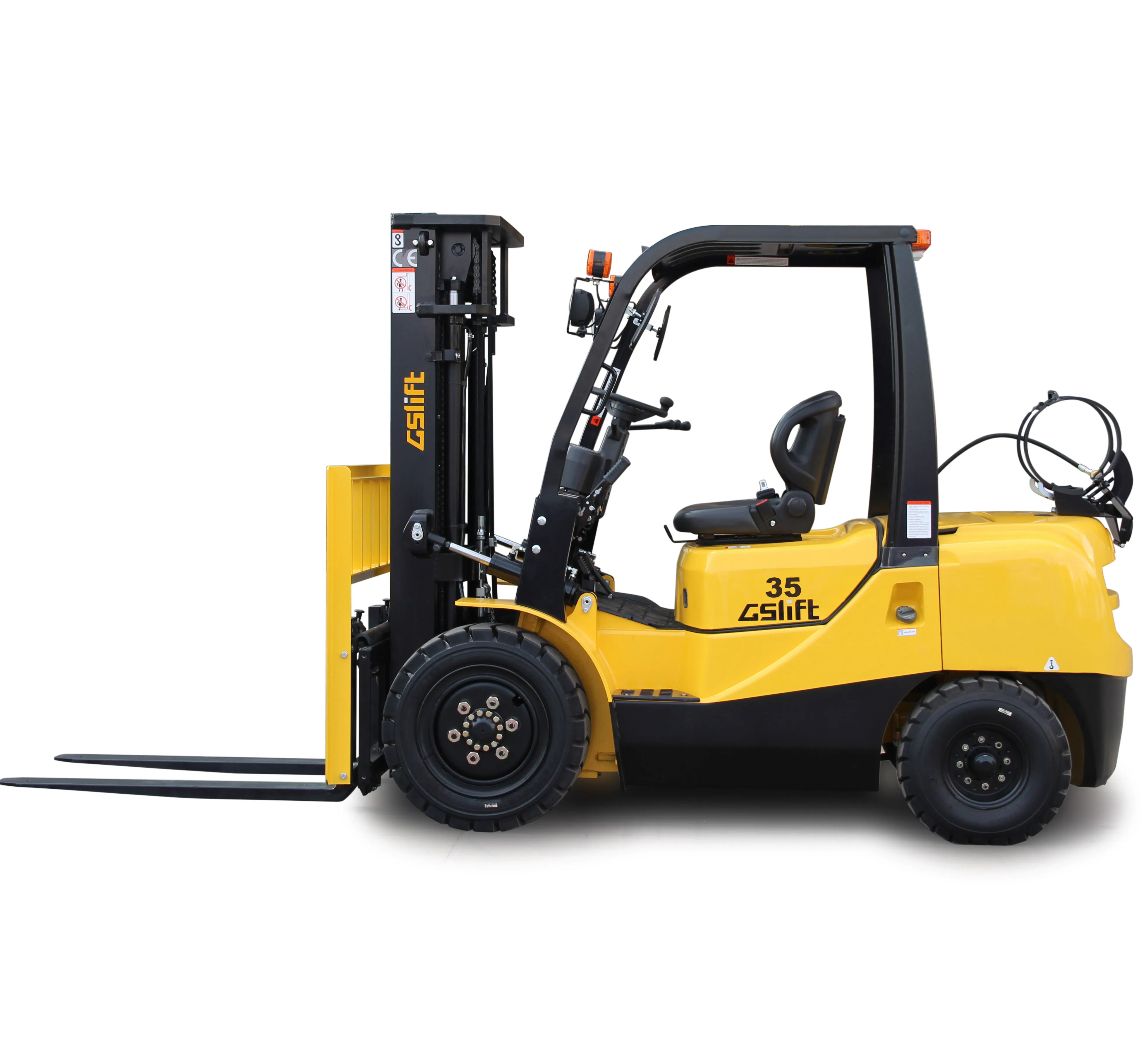 Euro 5 emission standard 3.5ton LPG forklift truck with CE