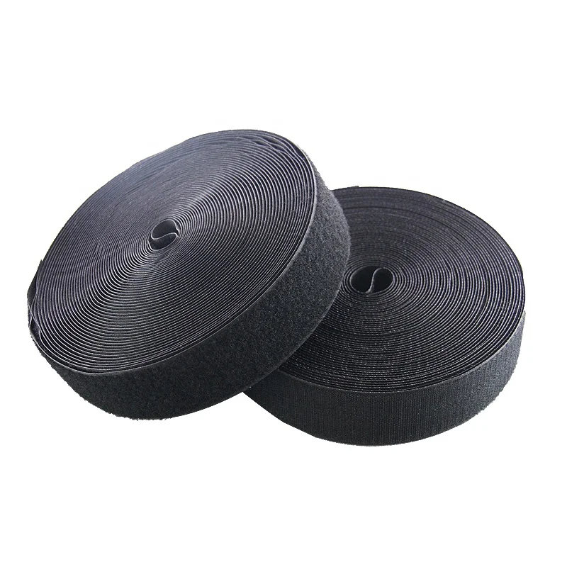 Оптовые Низкие MOQ 100% полиэстер крюк и петля ленты производитель