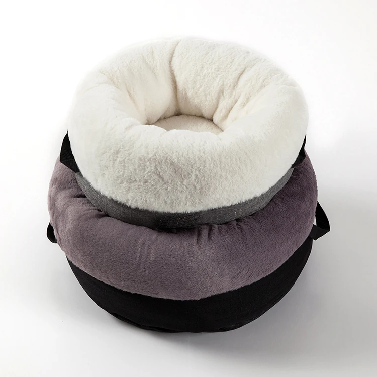 Round Large Luxury Cat Bed Winter Warm Cat Nest Soft Dog Mat Basket Pet Dog Sleeping Bed Luxury Dog Pet Bed