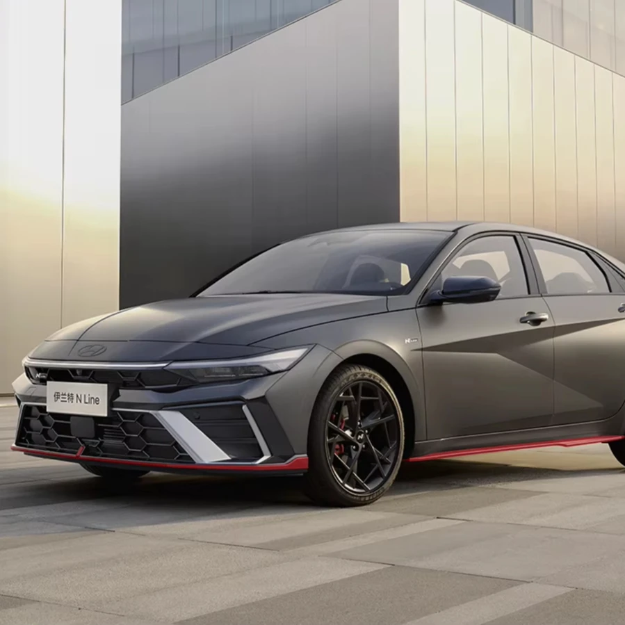 2024 китайские элантры 1 5 л CVT Lux Premium Edition N Line компактные кожаные сиденья Автоматический Автомобиль ACC Cruise чистый бензин Power Left