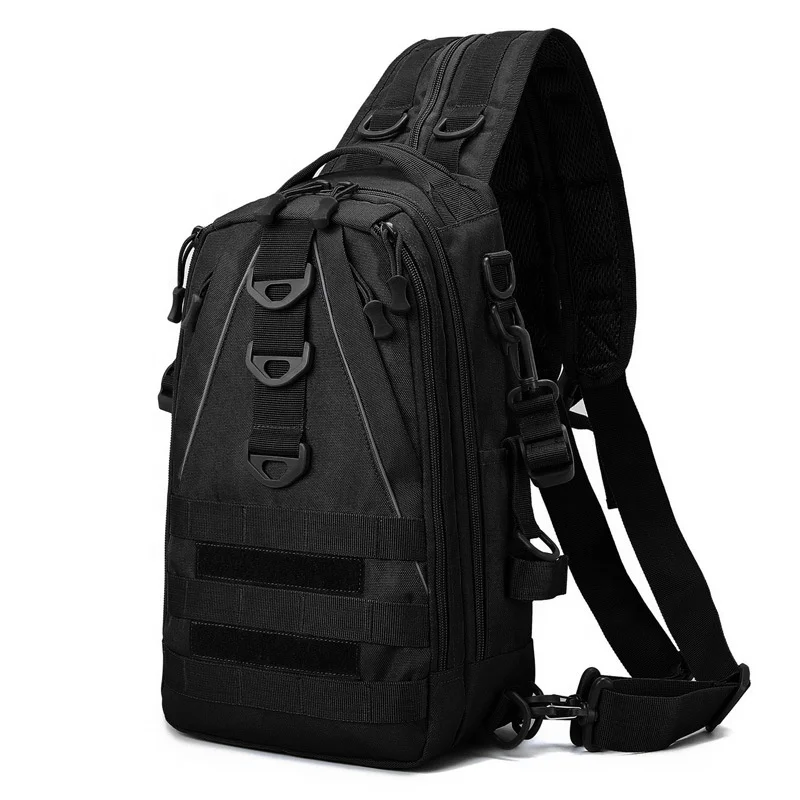 Yakeda multifunctional tactical messenger crossbody bag outdoor sport travel fishing waterpropof conceal tactical chest pack