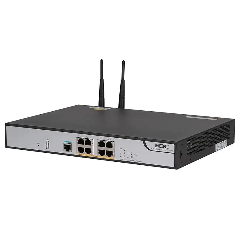 H3C F100-C-A5-W 8-port All Gigabit Small and Medium-sized Desktop Dual-band Wireless Wi-Fi Enterprise-level VPN Firewall