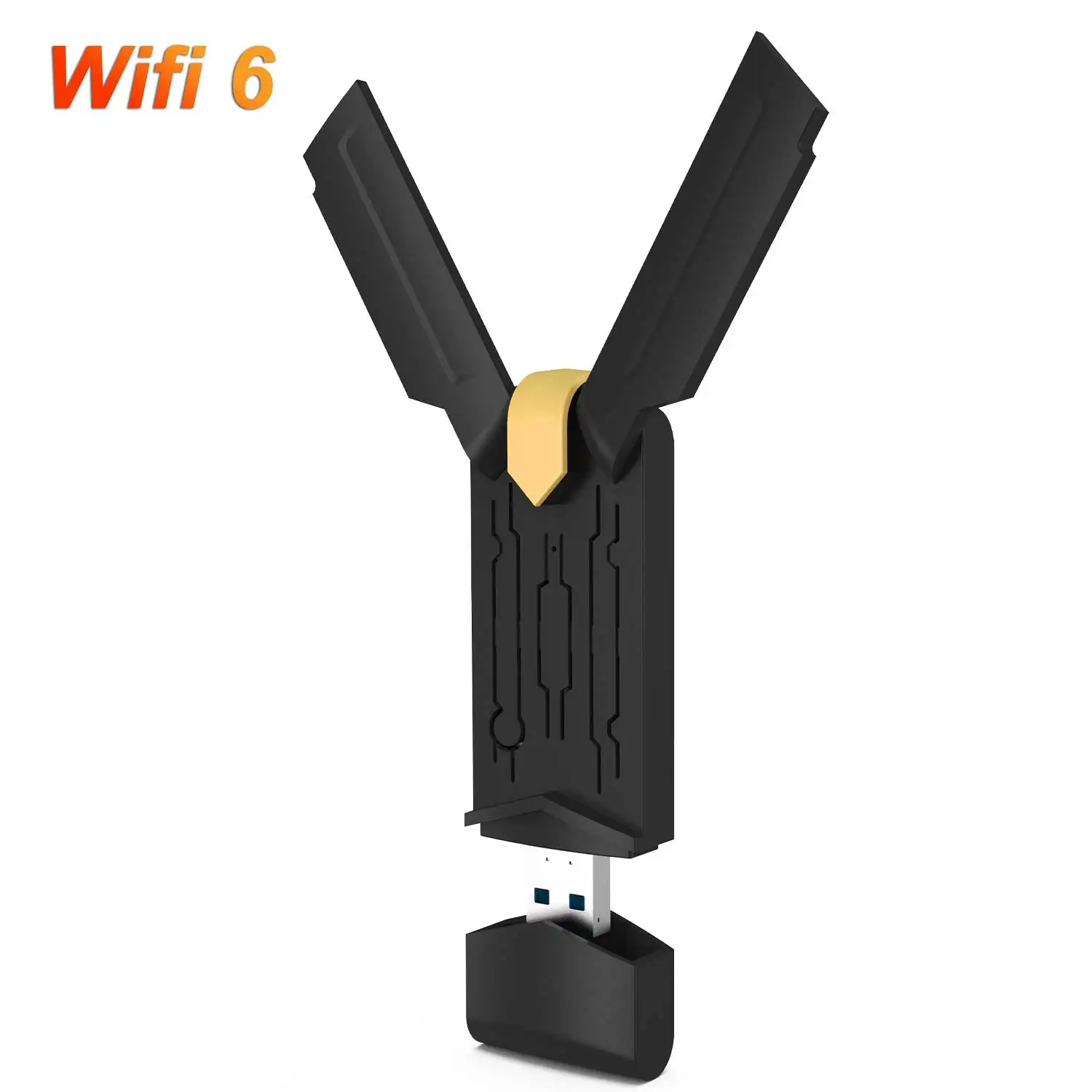 Custom Logo Wireless Oem Odm High Speed Ap 5G/2.4G Dual Band Ax1800 USB Wifi 6 Adapter
