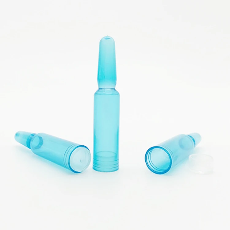 1.5ml 2ml 3ml Clear Amber White Pp Skin Whitening Ampoule Vial Empty Serum Small Container