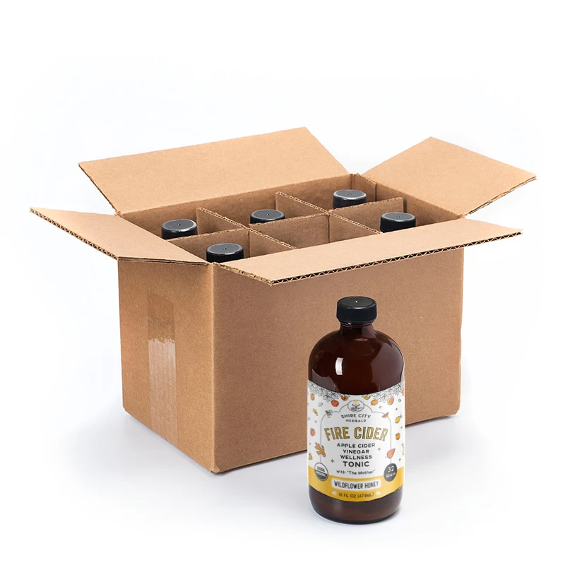 
6pk 16oz Wildflower Honey Fire Cider Apple Drinks For Wholesale 