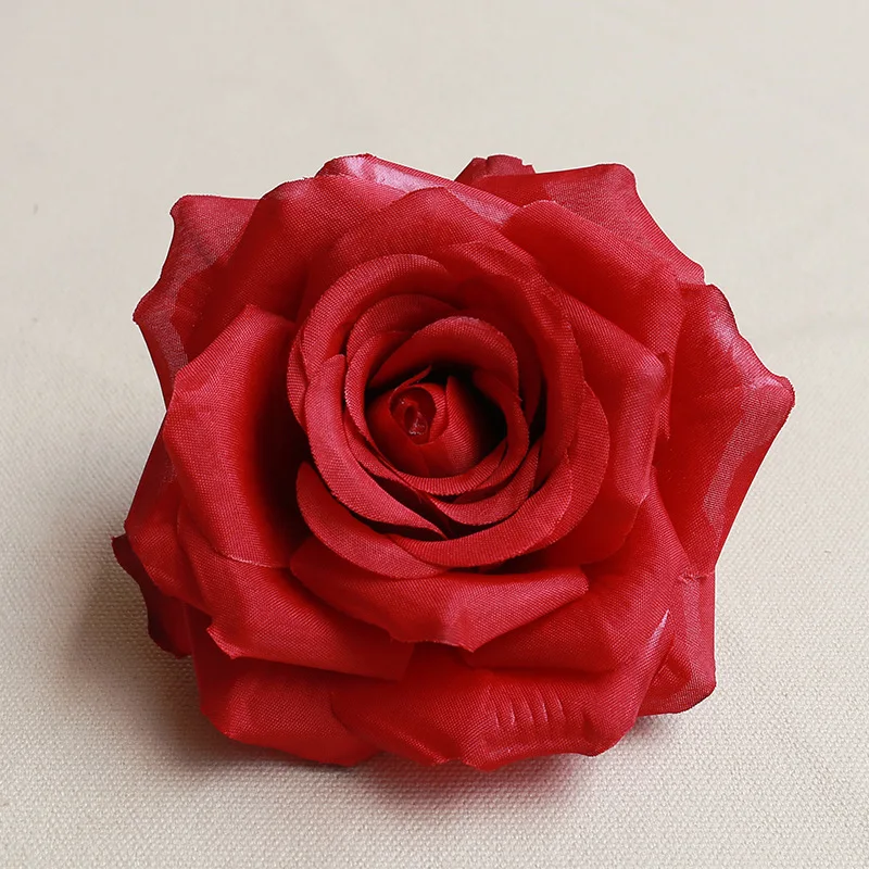 Premium Quality 1pc 10.5cm Artificial Rose Flower Heads for Wedding Birthday Party DIY Cake Accessories Flower Heads Wall Decor