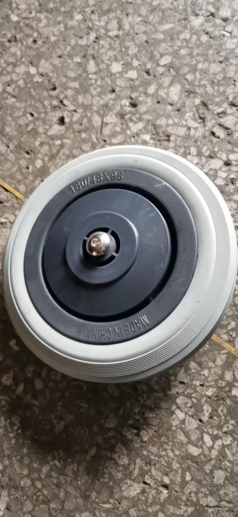 7inch 180 mm Rubber Hand pallet truck wheels with Aluminium Core semi truck wheels