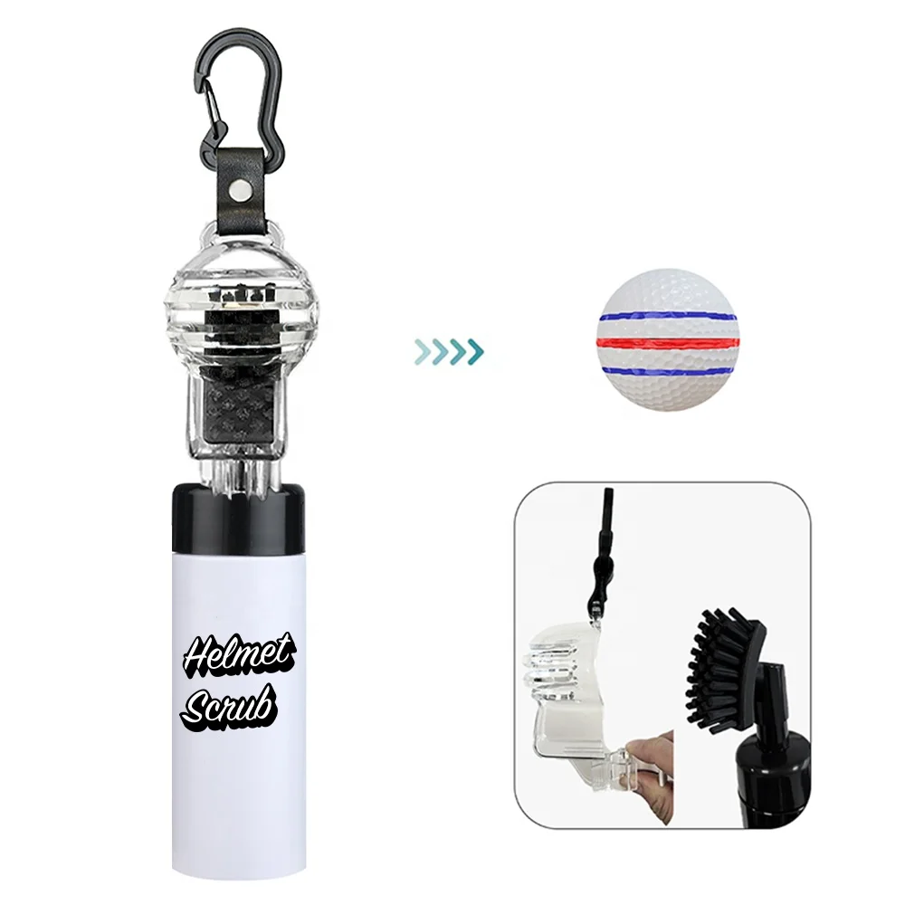Wholesale golf clean Brush with Water Spray Bottle Cleaning Tool Golf Cleaner
