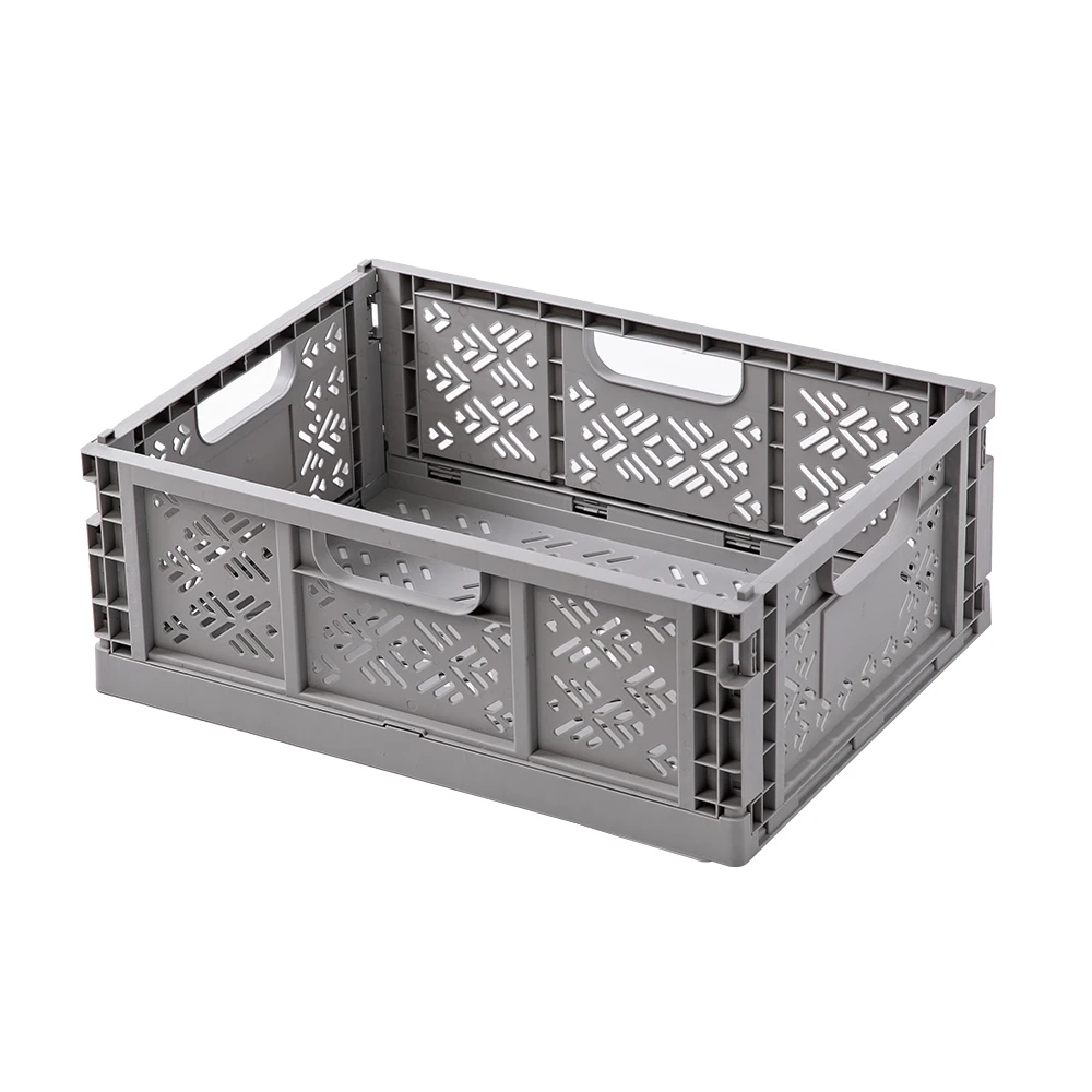 Factory direct portable folding stackable plastic crates