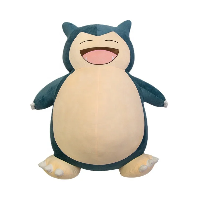 200CM Gigant Snorlax Anime Pillow Plush Skin Large Size Bean Bag Peluche Bed Unstuffed Skin Skin Only  With Zipper