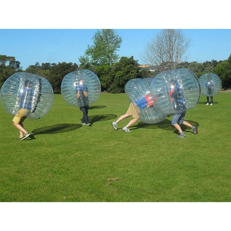 Outdoor sports toys adult kids wearable inflatable body bumper ball for sale