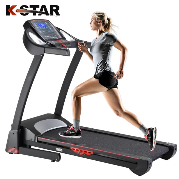 Customized Home Gym Fitness Equipment Electric DC Motor 1.75HP Foldable Treadmill With 15% Automatic Incline