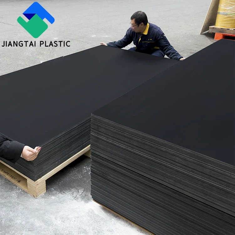 Jiangtai  122x244 288 305 156cm forex celuka sintra white black glossy hard furniture use foamed 8 x 4 pvc sheets