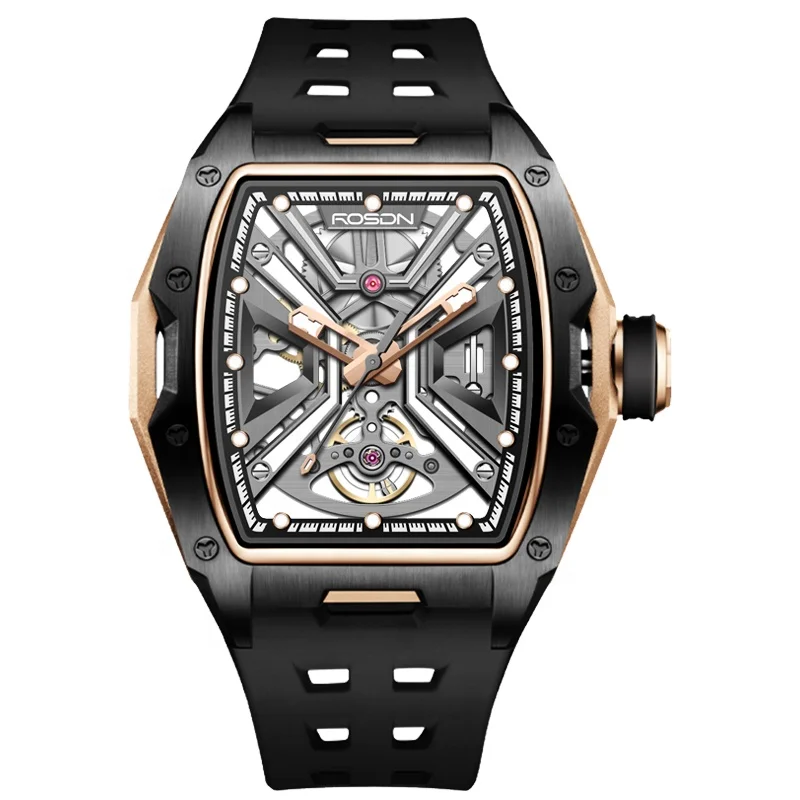 Shenzhen quality watch manufacturer Custom Logo design men Automatic Mechanical Watch for Europe
