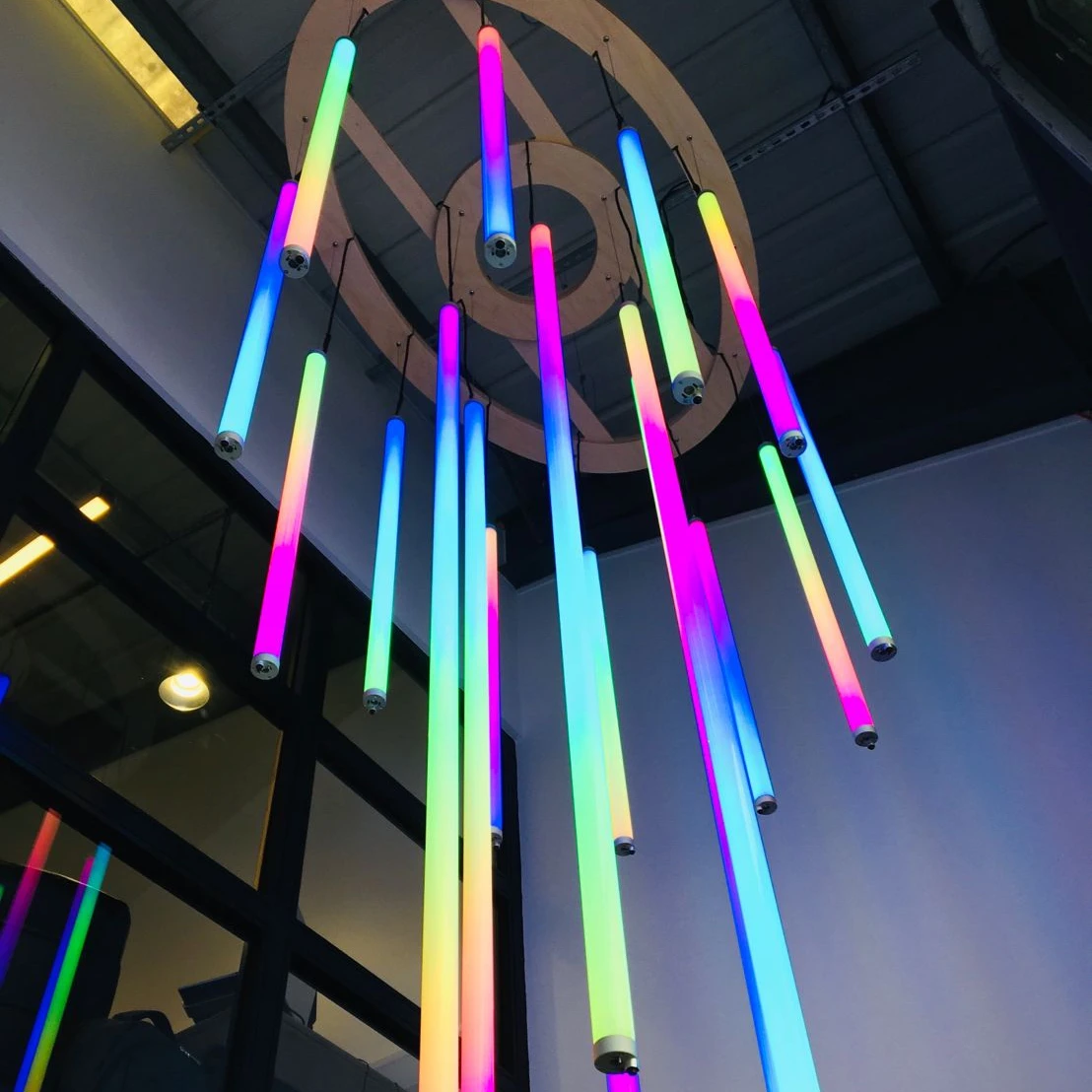 0 5 м 360 градусов сценическое освещение разноцветная RGB светодиодная Пиксельная трубка