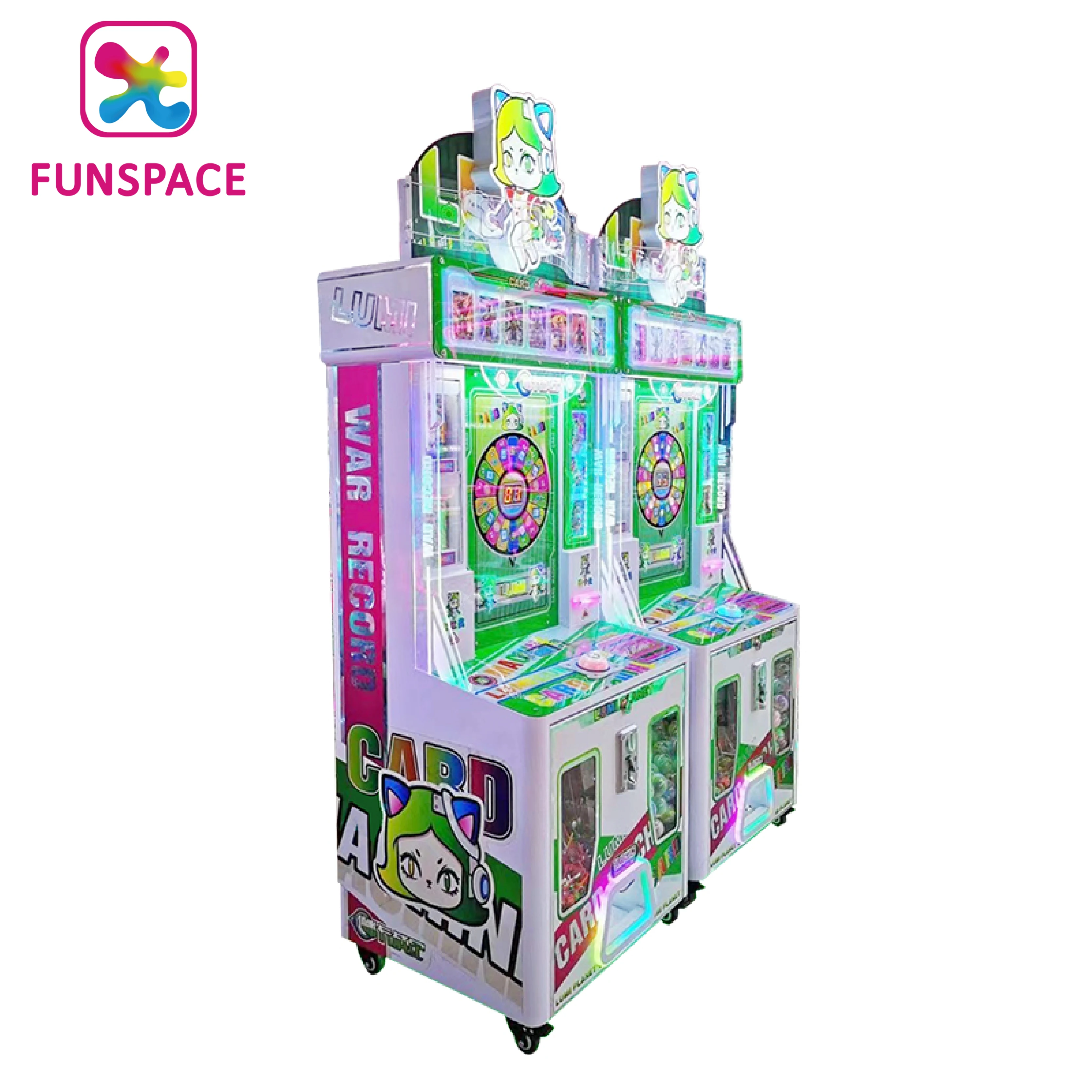Factory Wholesale Coin Operated Arcade Spinning Disc Game Exchange Ultraman Cards With Capsules Gift Machines
