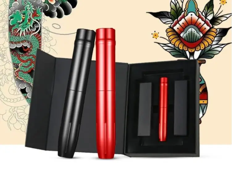 Беспроводная ручка для тату-машинки, Алюминиевый Перезаряжаемый аппарат для перманентного макияжа, OEM