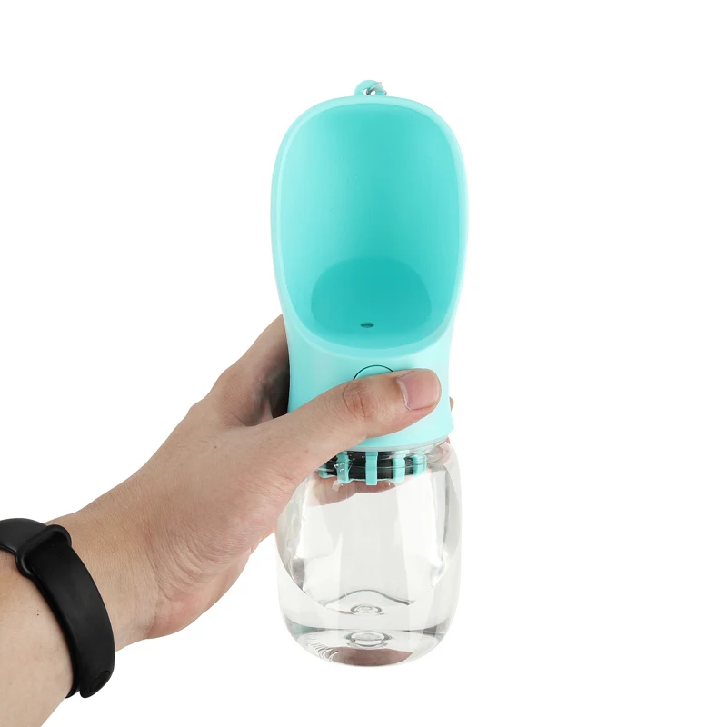 Online Best Selling 2 In 1 Travel Portable Dog Water Bottle Pet Walking Drinking Bottle