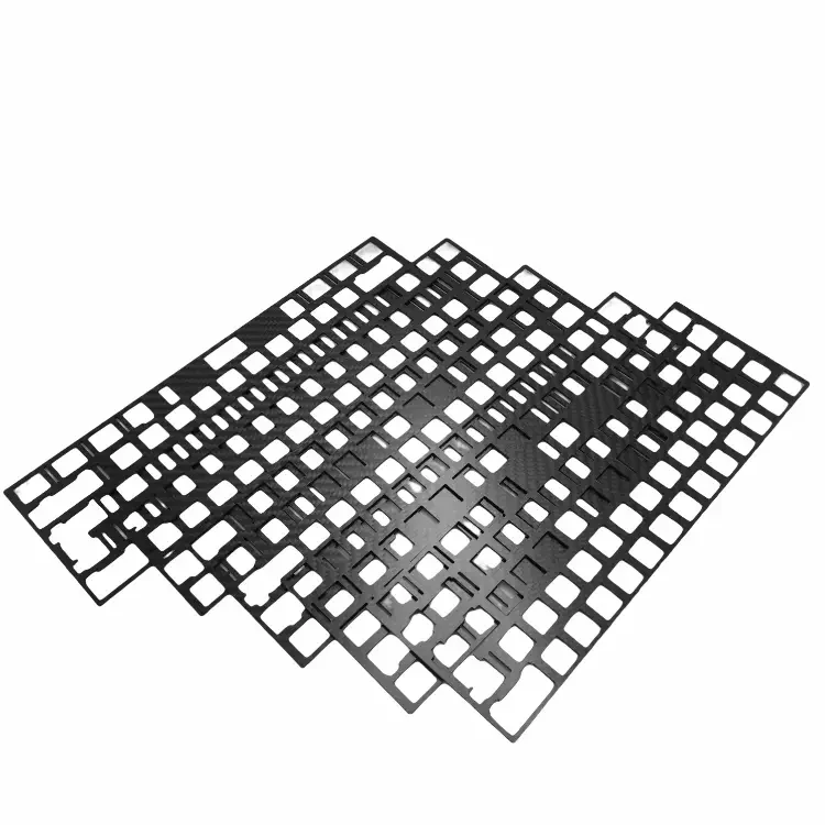High Quality Custom Finely Processed Carbon Fiber Keyboard Custom Carbon Fiber Sheet Plate