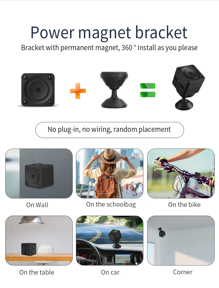 Hot on Amazon Wall Invisible Wireless Camera 1080P Wifi IP SPY CAM F9 Holder Outdoor Security Hidden Camera