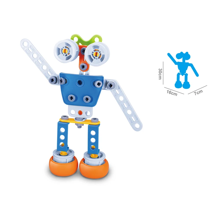 Intellective STEM Educational Disassembly Toys DIY Robot Model Building Blocks