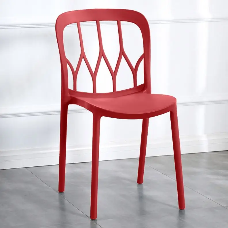 Hot sale cheap plastic strong restaurant dining room chairs wholesale stackable plastic chair