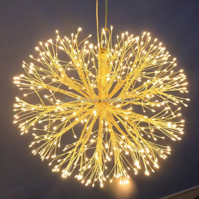 2025 Hot Sale  Christmas Decoration 480L Warm White Copper Wire Micro LED Black Hanging Lights