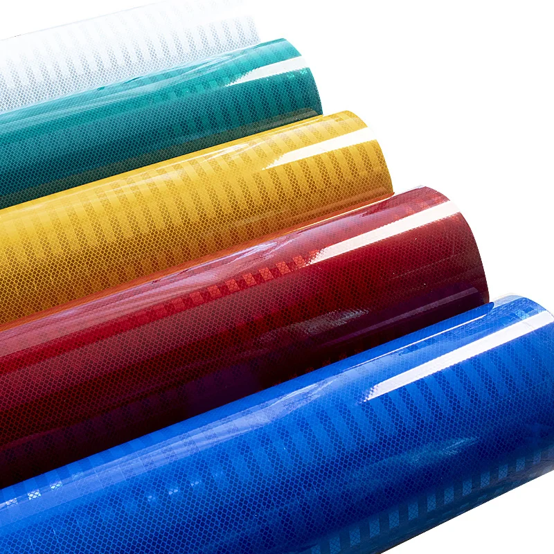 High Intensive Grade Self Adhesive Reflective material Sheeting Reflective Vinyl Reflective Film Roll Tape/Sticker