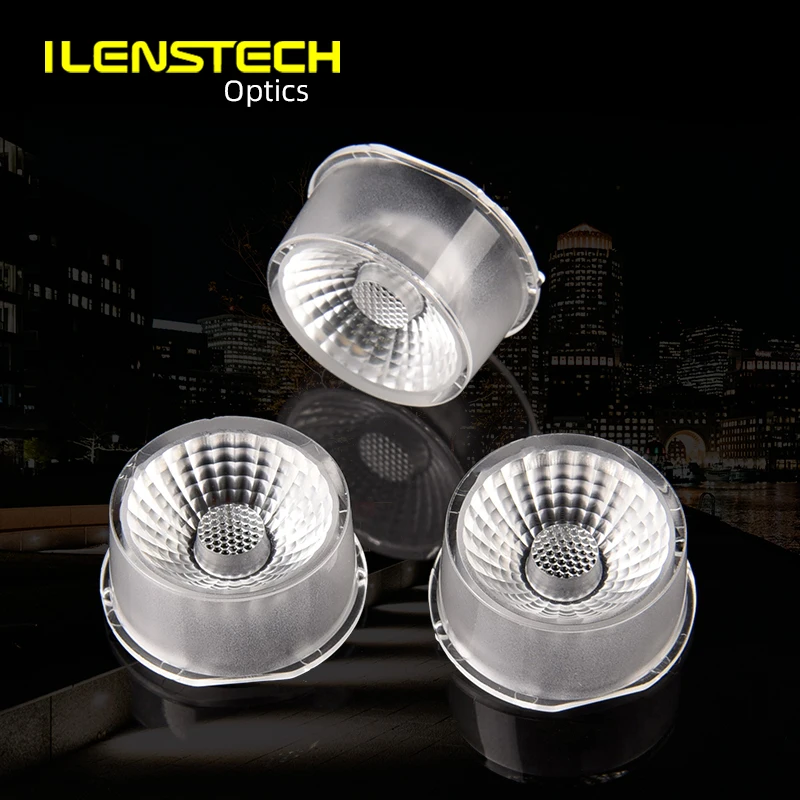 60 Degree clear surface led lens 21mm led optics lens for led lighting
