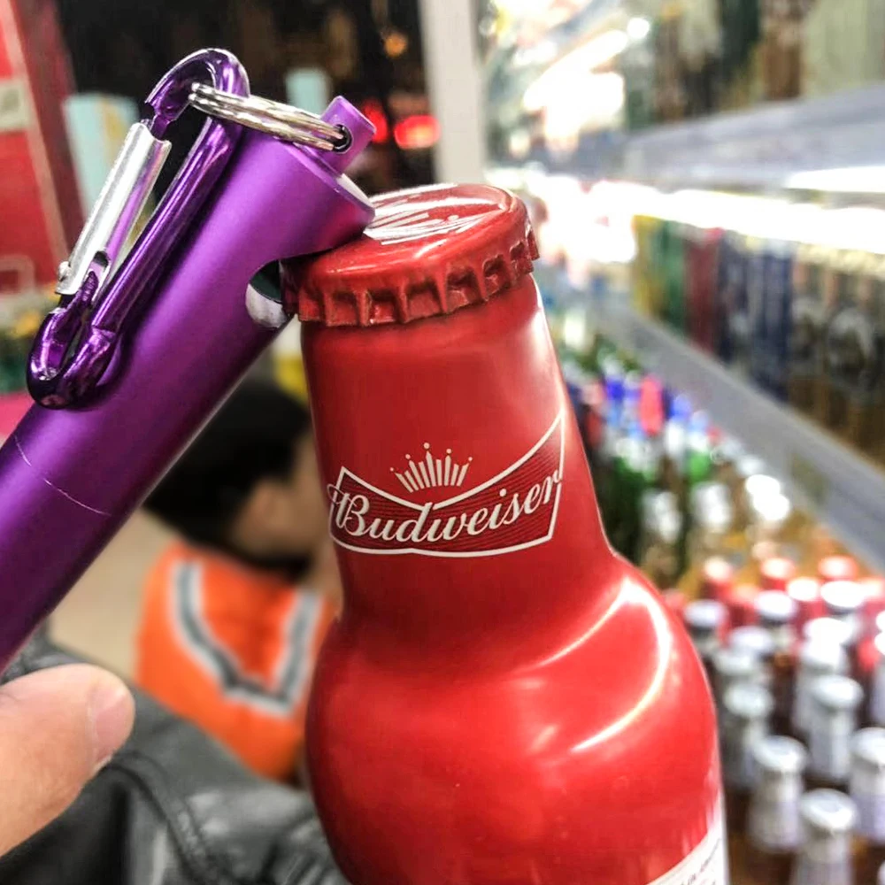 
2020 Beer Opener Stainless Steel Folding Telescopic Keychain Straws with Case Brush 