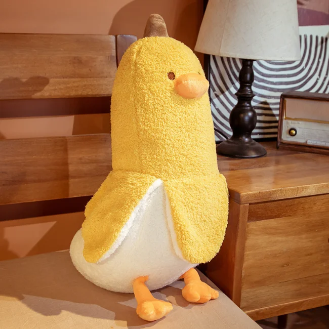 Creative Funny Banana Duck Doll Zipper detachable and washable New Cute Banana Duck Pillow Can add logo
