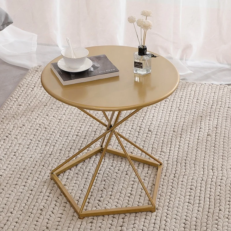 Wholesale Nordic Luxury Mini Nightstand Bedroom Furniture Modern Simple Night Table Small Round Fashion Bedside Table
