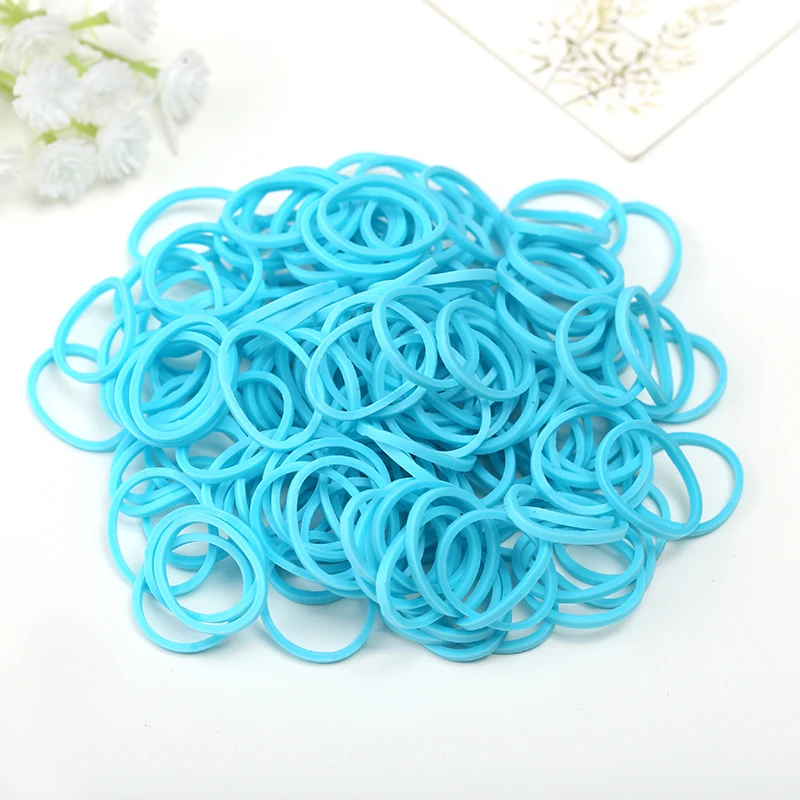 Assorted colors Hair rubber bands for children school home office stationary organizing money supplies
