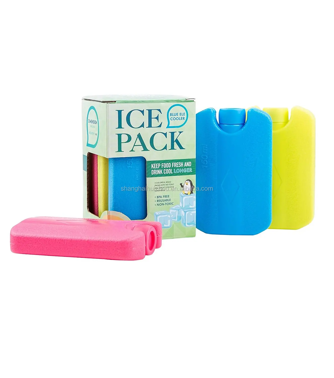 150g Cooling Freezer Elements Box Blood Storage Block Cooler Gel Ice For Lunch Bag Pcm Cool Pack