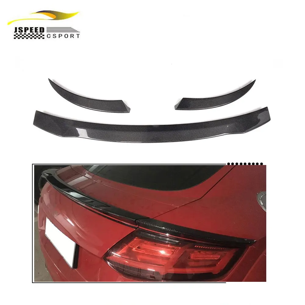 Carbon Fiber Rear Spoiler Wing for Audi TT MK3 Type 8S TTS TTRS TT SLINE 2-Door 2015-2017