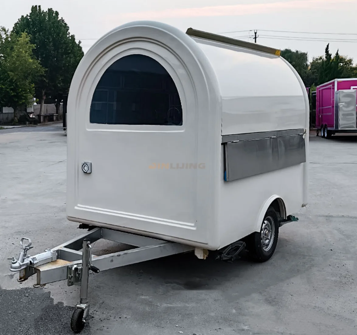 Fully Equipped Food Truck for Sale Europe Customized Concession Bubble Tea Coffee Vending Cart Food Trailer