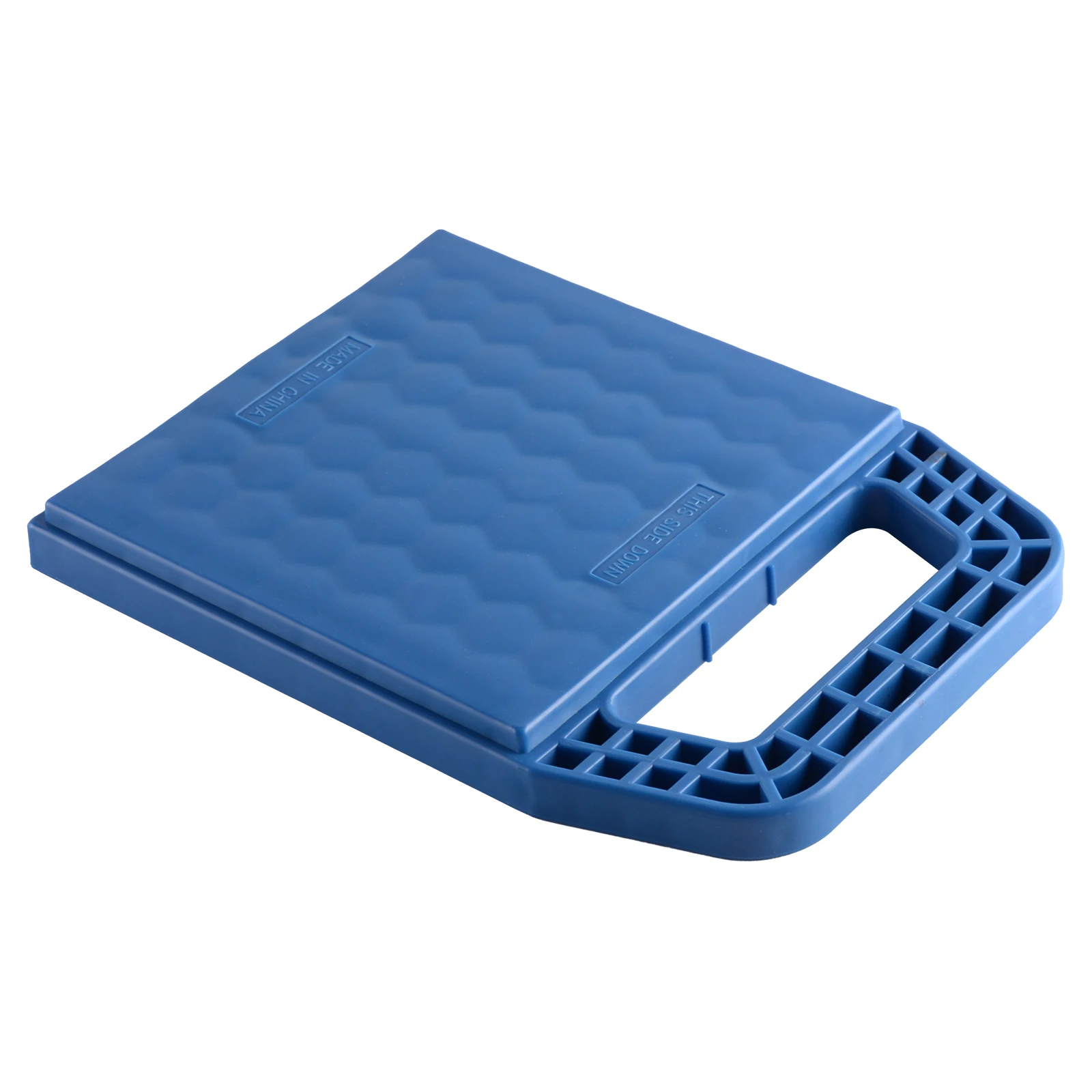 4 Pcs RV Stabilizing Jack Pads RV Leveling Blocks Camper Jack Pads with Easy Grip Handle and Handy Strap