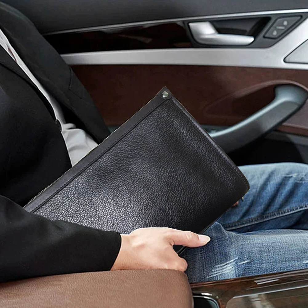 Luxury Genuine Leather Fingerprint Hand Bags Customized 2022 Ready To Ship Man Hand Bag  Other Special Purpose Bags & Cases