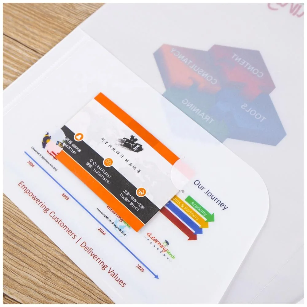 
Stationery Custom Logo 2 Pocket a4 Office PP Folders 