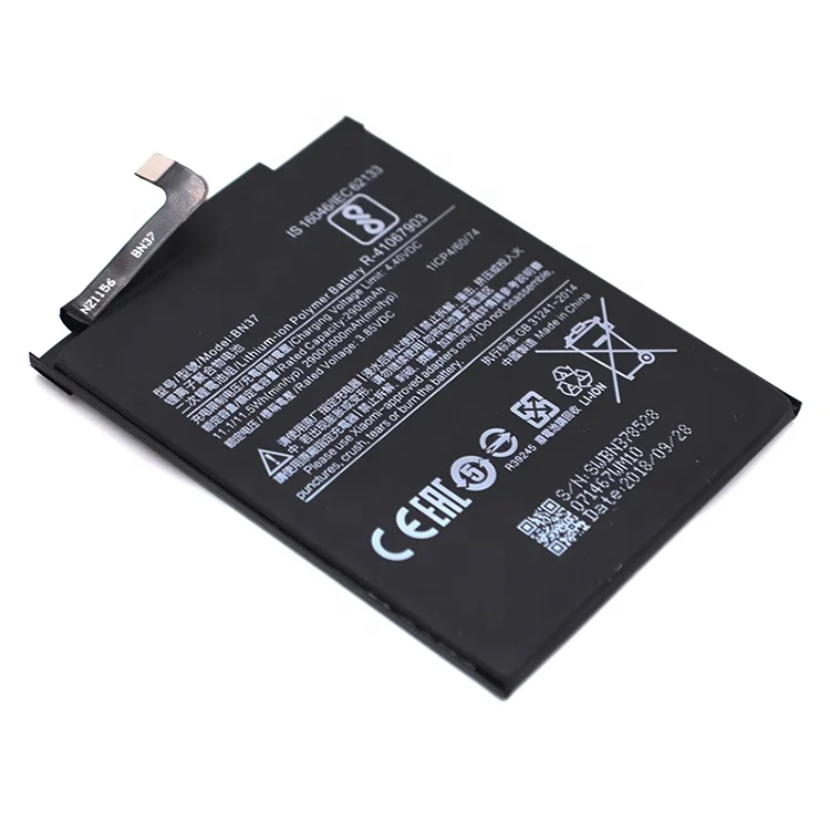 
China Factory Phone Li-ion Battery 3.8v 3000mAh BN37 For Redmi 6/6A 